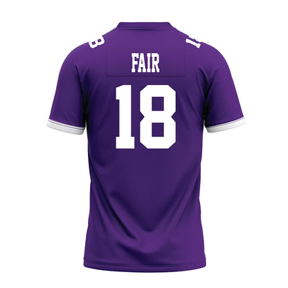 Kansas State - NCAA Football : Wesley Fair - Purple Premium Football Jersey