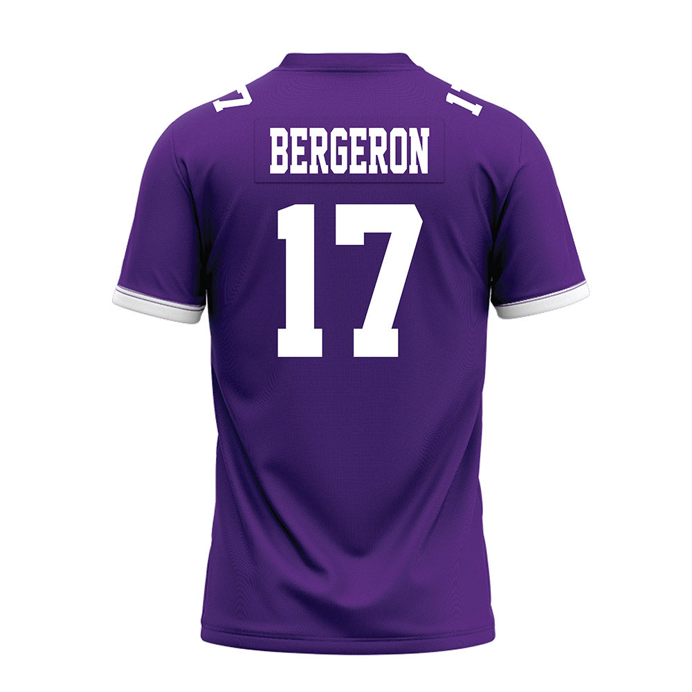 Kansas State - NCAA Football : Mikey Bergeron - Purple Premium Football Jersey