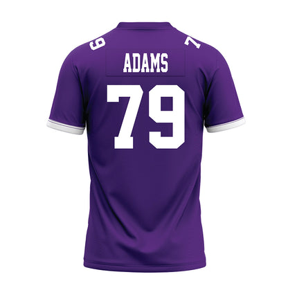Kansas State - NCAA Football : Charlie Adams - Purple Premium Football Jersey-1