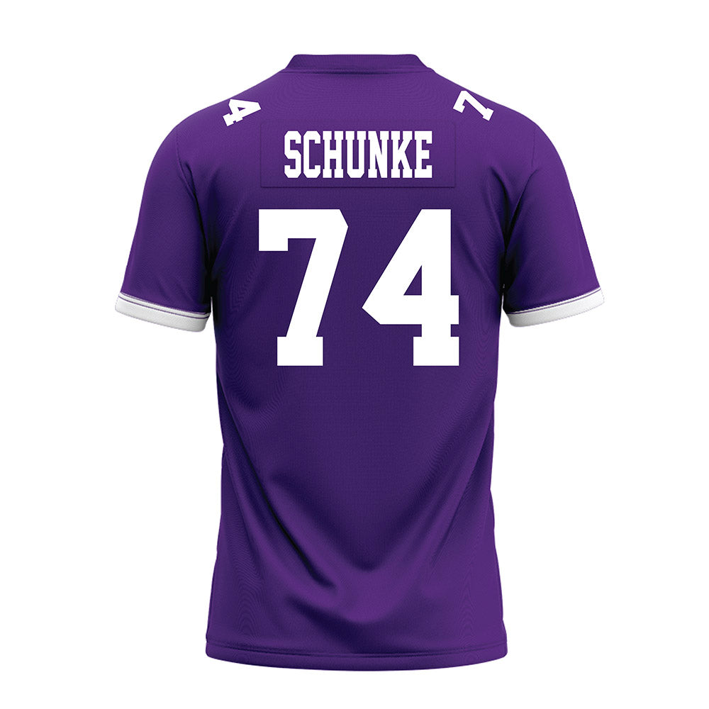 Kansas State - NCAA Football : Navarro Schunke - Purple Premium Football Jersey-1