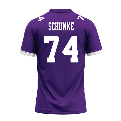 Kansas State - NCAA Football : Navarro Schunke - Purple Premium Football Jersey-1