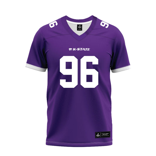 Kansas State - NCAA Football : Aidan O'Neill - Purple Premium Football Jersey-0