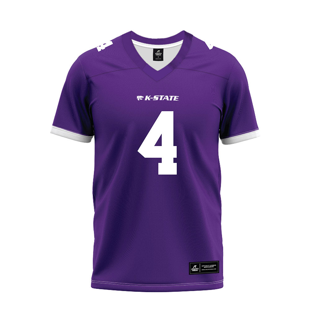 Kansas State - NCAA Football : Joe Jackson - Purple Premium Football Jersey