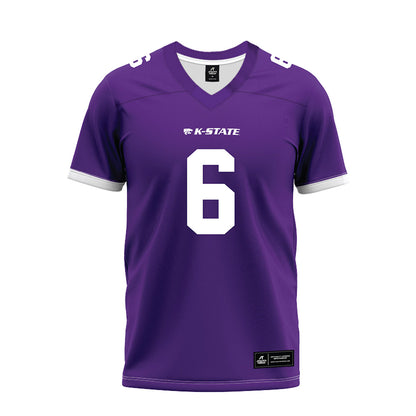 Kansas State - NCAA Football : Sterling Lockett - Purple Premium Football Jersey