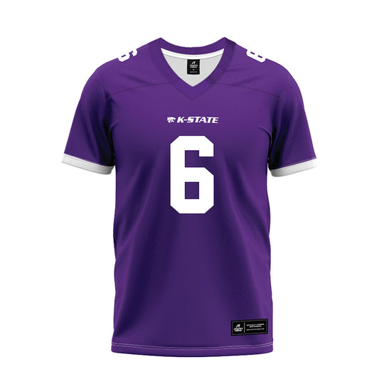 Kansas State - NCAA Football : Sterling Lockett - Purple Premium Football Jersey