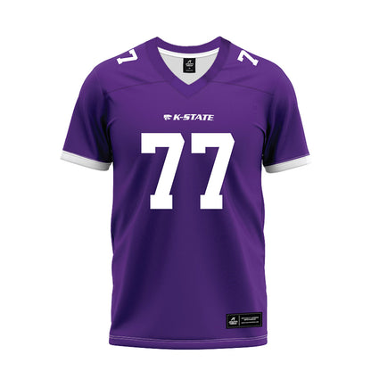 Kansas State - NCAA Football : Tanner Morley - Purple Premium Football Jersey-0
