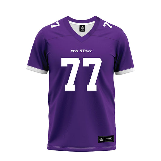 Kansas State - NCAA Football : Tanner Morley - Purple Premium Football Jersey-0