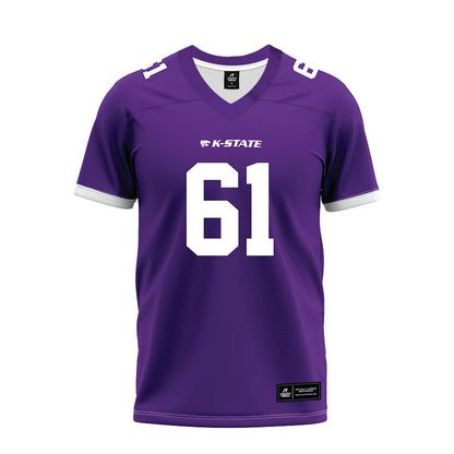 Kansas State - NCAA Football : Chase Duarte - Purple Premium Football Jersey-0