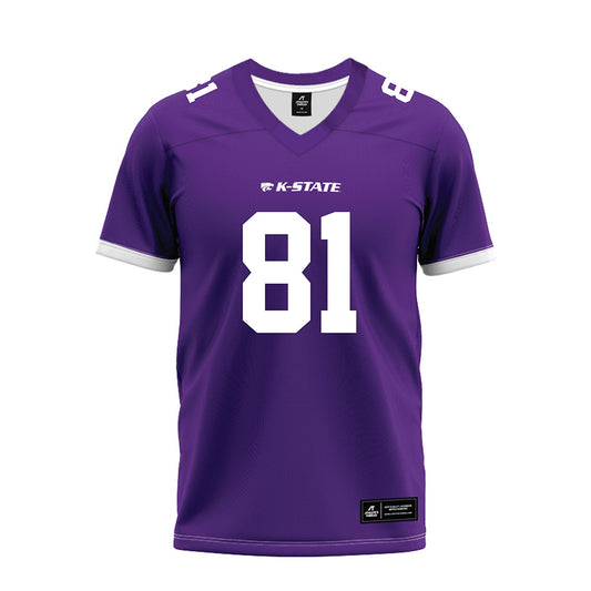 Kansas State - NCAA Football : Owen Harrington - Purple Premium Football Jersey-0