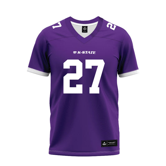 Kansas State - NCAA Football : Cub Patton - Purple Premium Football Jersey-0