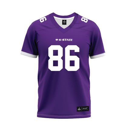 Kansas State - NCAA Football : Garrett Oakley - Purple Premium Football Jersey