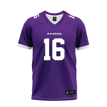 Kansas State - NCAA Football : Julius Wilson - Purple Premium Football Jersey-0