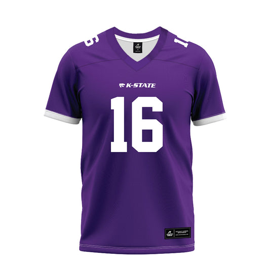 Kansas State - NCAA Football : Julius Wilson - Purple Premium Football Jersey-0