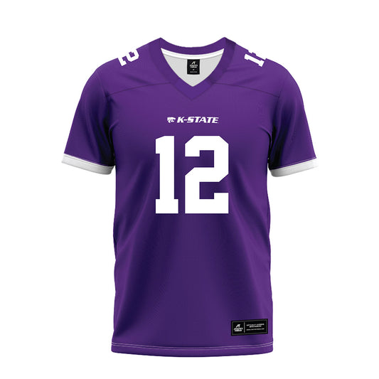 Kansas State - NCAA Football : Serious Stinyard - Purple Premium Football Jersey-0