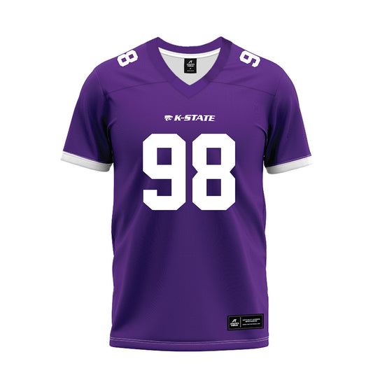 Kansas State - NCAA Football : Tucker Ashford - Purple Premium Football Jersey-0