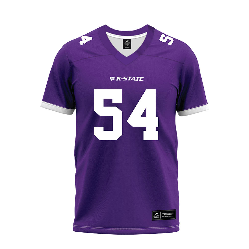 Kansas State - NCAA Football : Keiton Jones - Purple Premium Football Jersey-0