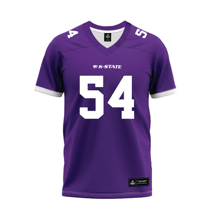 Kansas State - NCAA Football : Keiton Jones - Purple Premium Football Jersey-0