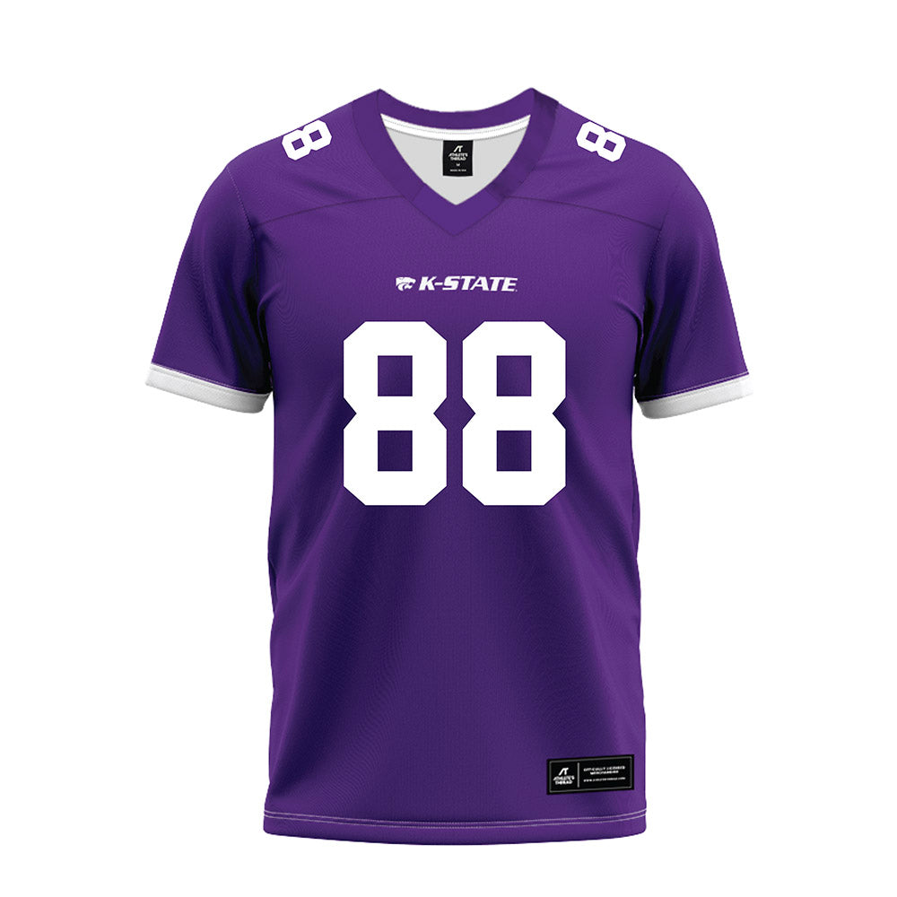 Kansas State - NCAA Football : Arley Morrell - Purple Premium Football Jersey-0