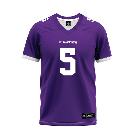 Kansas State - NCAA Football : Joshua Manning - Purple Premium Football Jersey-0