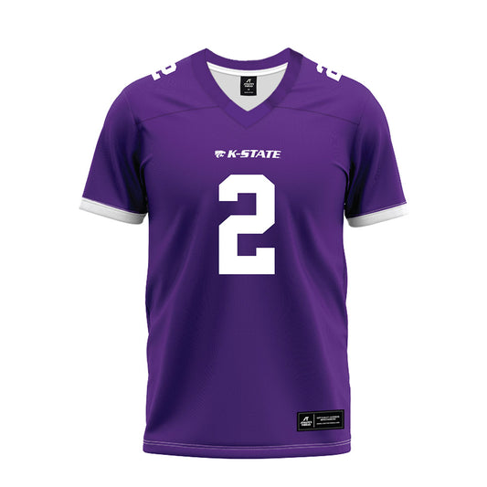 Kansas State - NCAA Football : Avery Johnson - Purple Premium Football Jersey