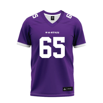 Kansas State - NCAA Football : Tyler Johnson - Purple Premium Football Jersey-0