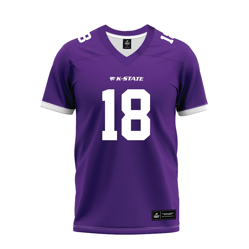 Kansas State - NCAA Football : Wesley Fair - Purple Premium Football Jersey