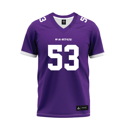 Kansas State - NCAA Football : Lamarcus Barber - Purple Premium Football Jersey-0