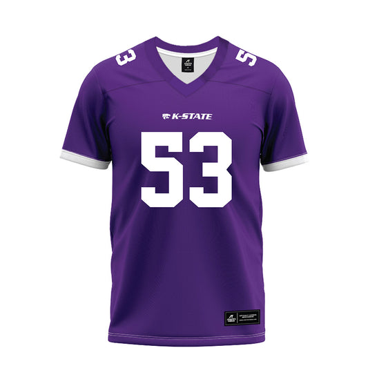 Kansas State - NCAA Football : Lamarcus Barber - Purple Premium Football Jersey-0
