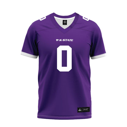 Kansas State - NCAA Football : Koy Beasley - Purple Premium Football Jersey-0