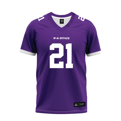 Kansas State - NCAA Football : jojo scott - Purple Premium Football Jersey-0