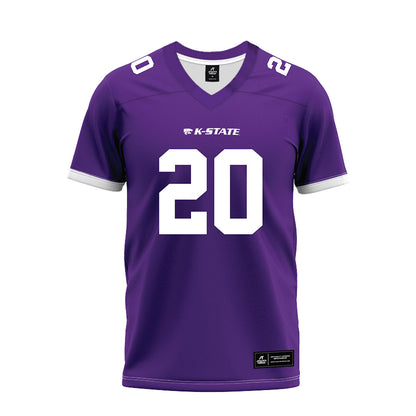 Kansas State - NCAA Football : Jacobi Oliphant - Purple Premium Football Jersey-0