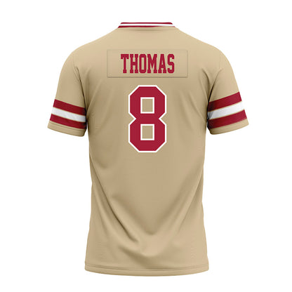 Oklahoma - NCAA Football : Bishop Thomas - Premium Football Jersey-1
