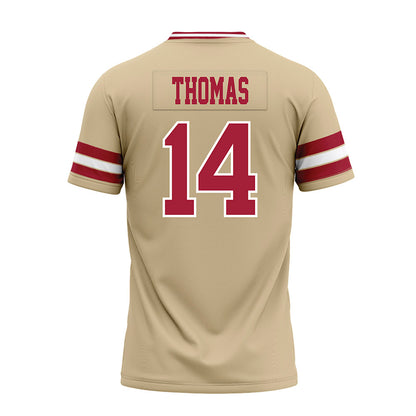 Oklahoma - NCAA Football : Elijah Thomas - Premium Football Jersey-1