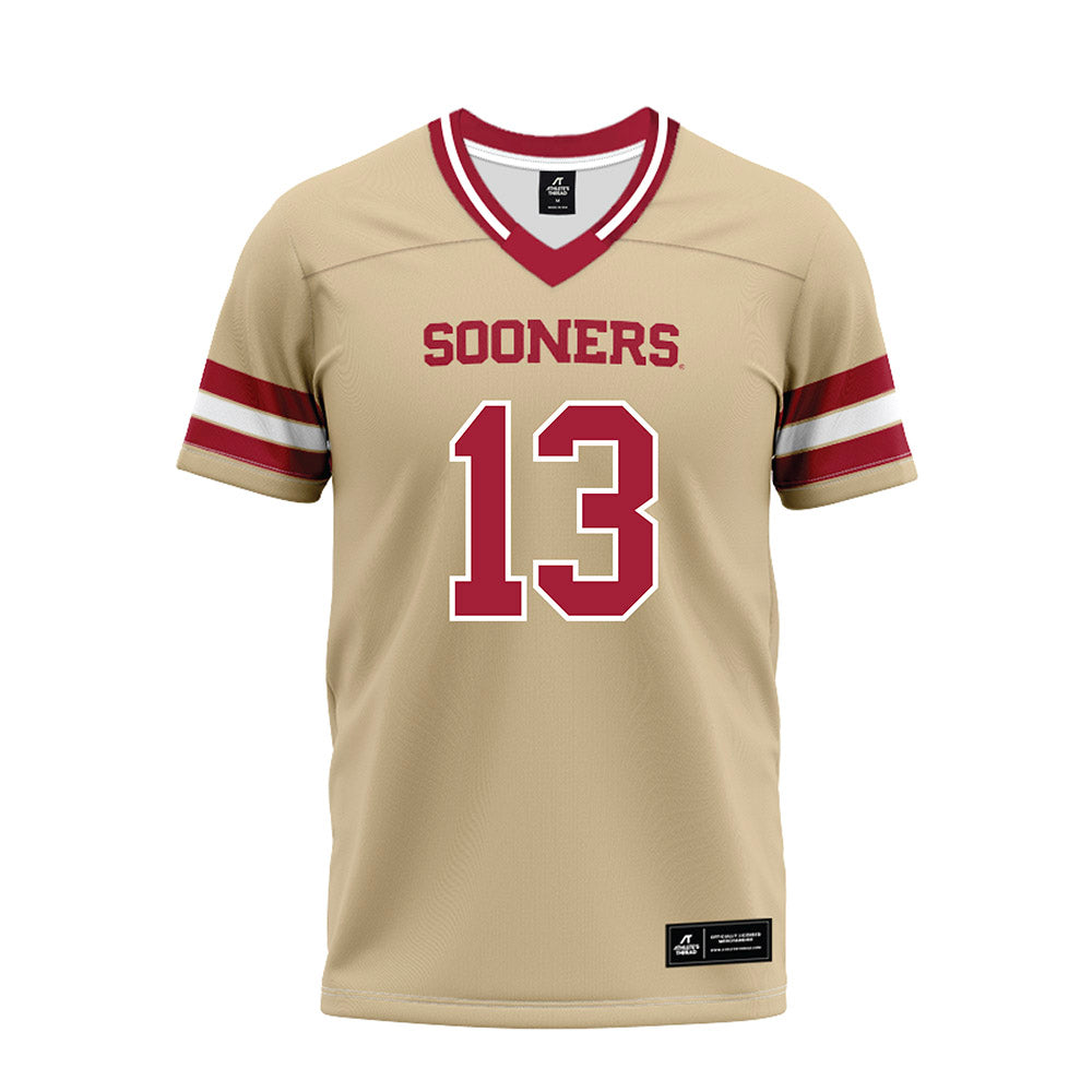 Oklahoma - NCAA Football : Jayden Petit - Premium Football Jersey-0