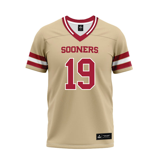 Oklahoma - NCAA Football : Kade McIntyre - Premium Football Jersey-0