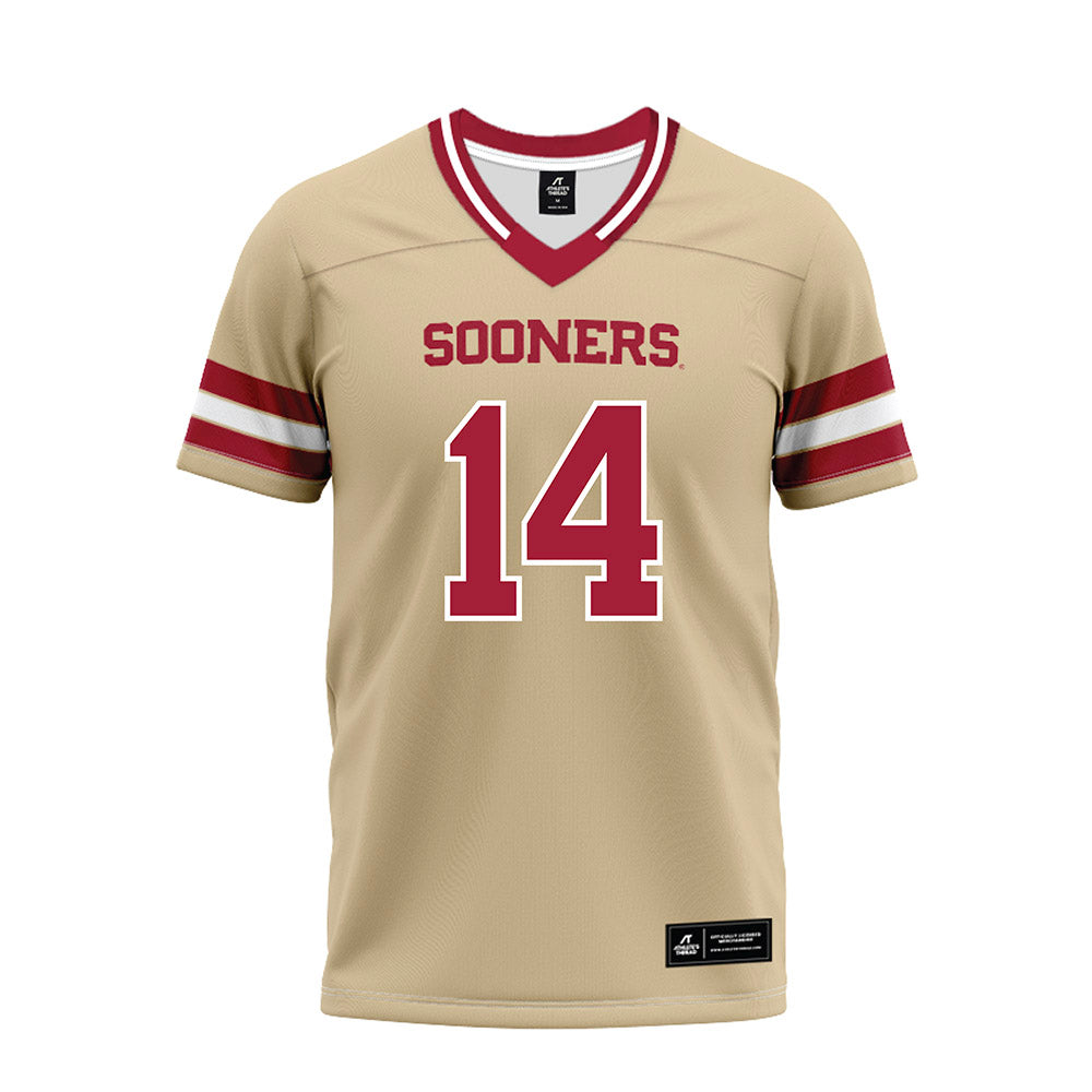 Oklahoma - NCAA Football : Elijah Thomas - Premium Football Jersey-0