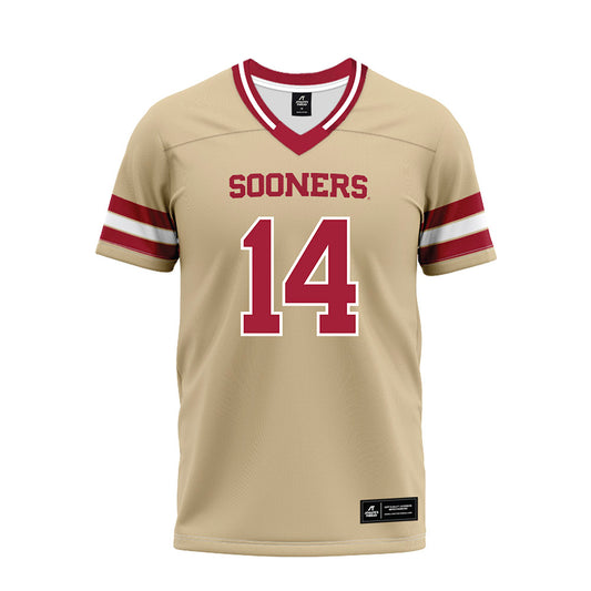 Oklahoma - NCAA Football : Elijah Thomas - Premium Football Jersey-0