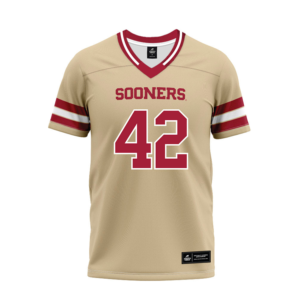 Oklahoma - NCAA Football : Wyatt Gilmore - Premium Football Jersey-0