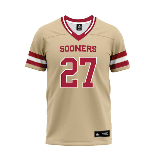 Oklahoma - NCAA Football : Trace Rudd - Premium Football Jersey-0