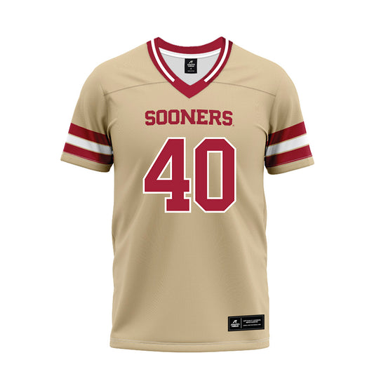 Oklahoma - NCAA Football : Matthew Nelson - Premium Football Jersey-0