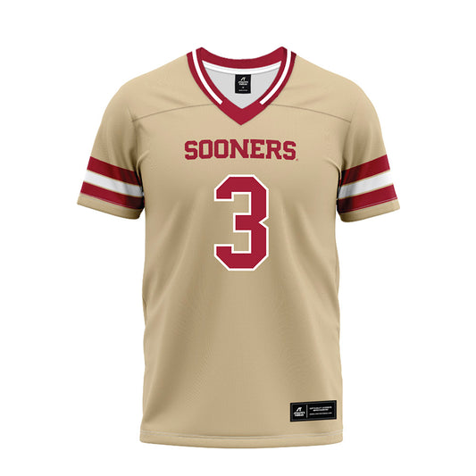 Oklahoma - NCAA Football : Parker Livingstone - Premium Football Jersey-0