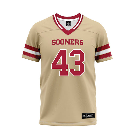 Oklahoma - NCAA Football : Grayson Miller - Premium Football Jersey-0