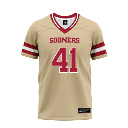 Oklahoma - NCAA Football : Barrett Travis - Premium Football Jersey-0