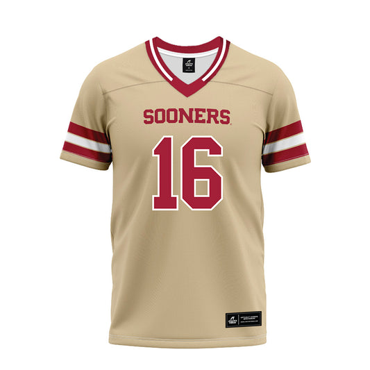 Oklahoma - NCAA Football : Whitt Newbauer - Premium Football Jersey-0