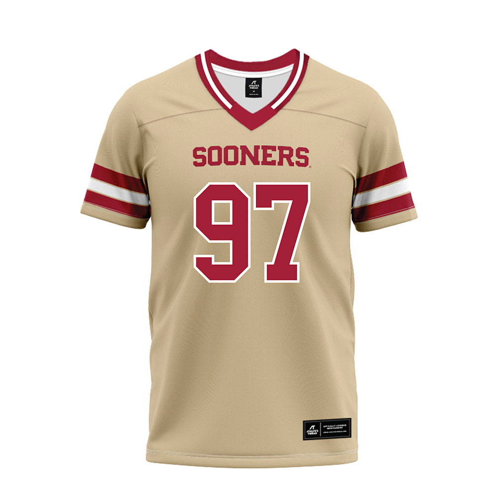 Oklahoma - NCAA Football : Alex Shieldnight - Premium Football Jersey-0