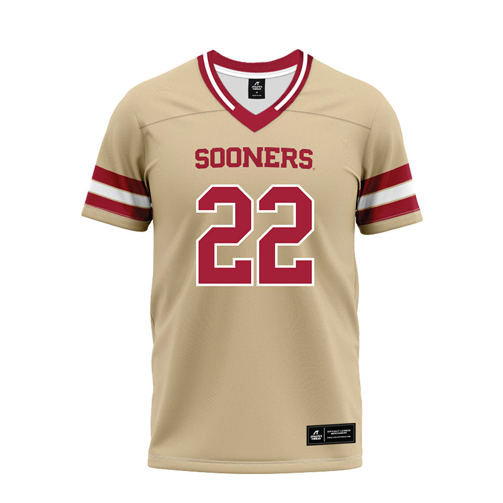 Oklahoma - NCAA Football : Peyton Bowen - Premium Football Jersey-0