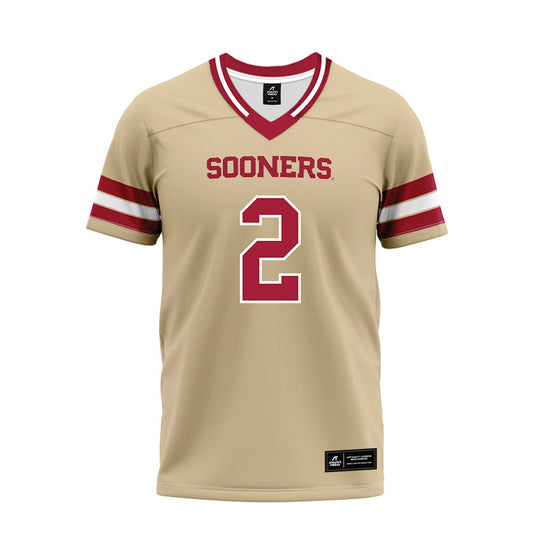 Oklahoma - NCAA Football : Jahsiear Rogers - Premium Football Jersey-0