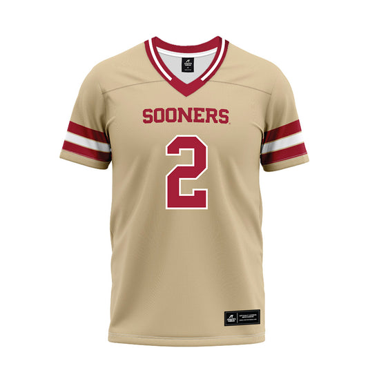 Oklahoma - NCAA Football : Jovantae Barnes - Premium Football Jersey-0