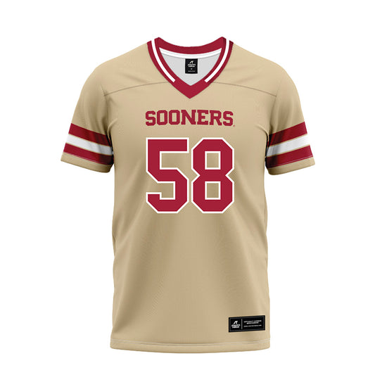 Oklahoma - NCAA Football : James Carrington - Premium Football Jersey-0