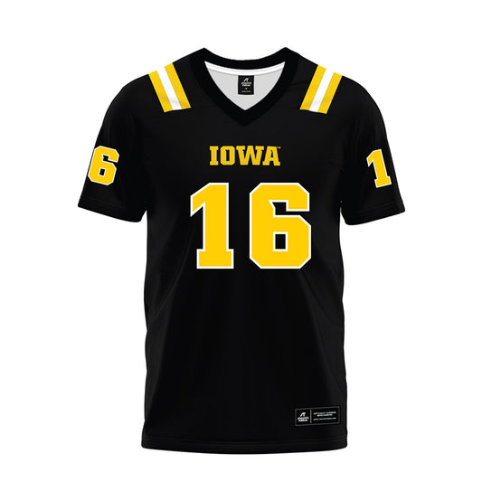 Iowa - NCAA Football : Ronnie Hill - Premium Football Jersey-0